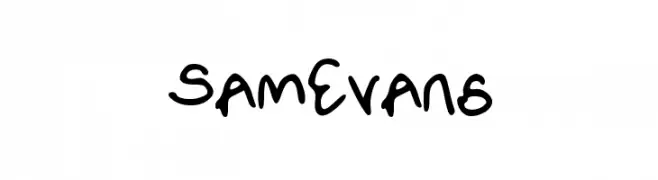 SamEvans  baixar fontes gratis