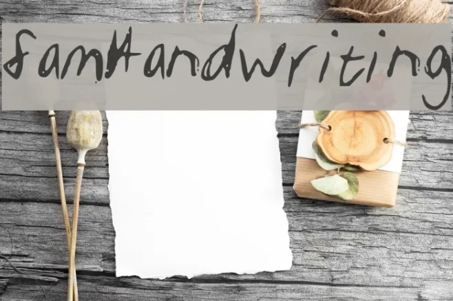 SamHandwriting Example 3