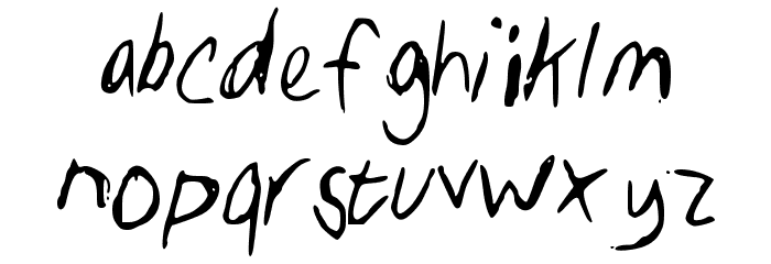 SamHandwriting Font LOWERCASE