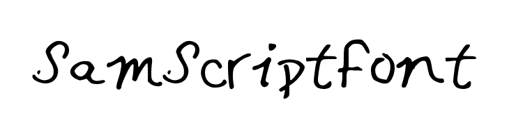 SamScriptFont  Frei Schriftart Herunterladen