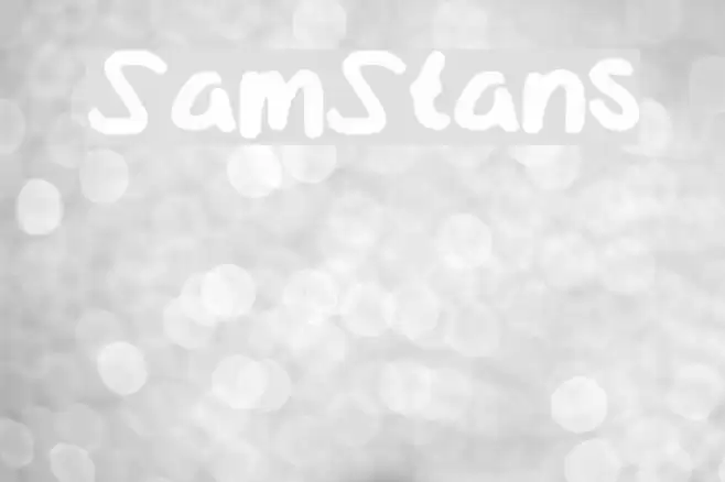 SamStans Font examples