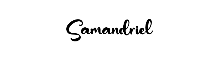 Samandriel  font caratteri gratis