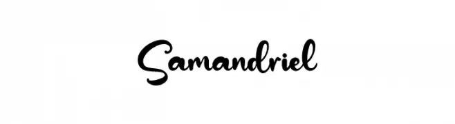 Samandriel  Frei Schriftart Herunterladen