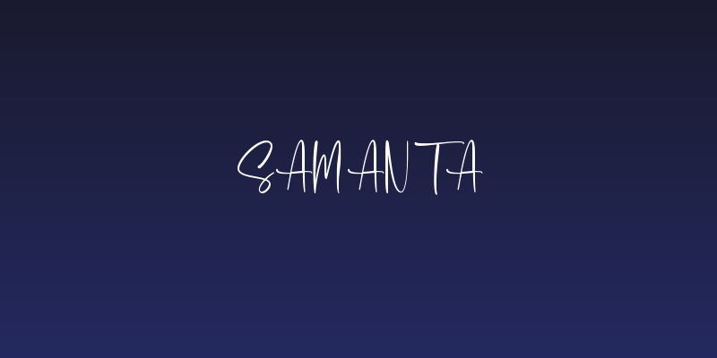 Samanta Social Header