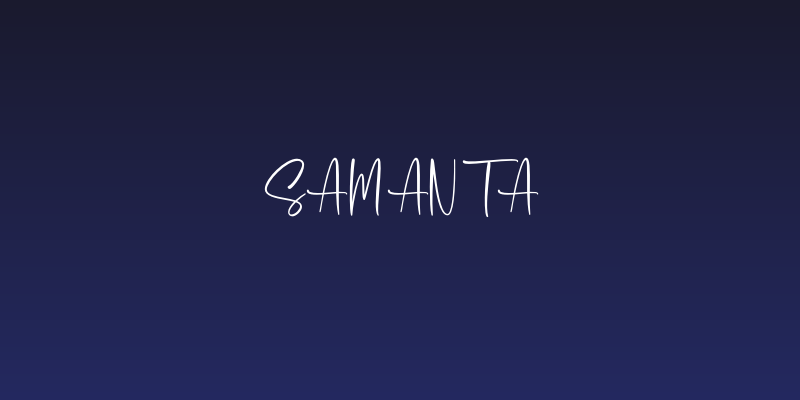 Samanta Social Header