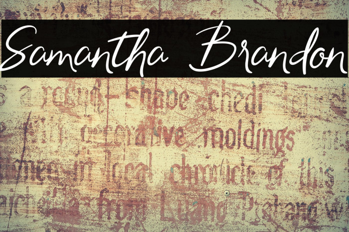 Samantha Brandon Example 1