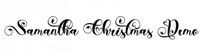 Samantha Christmas Demo 免费字体下载