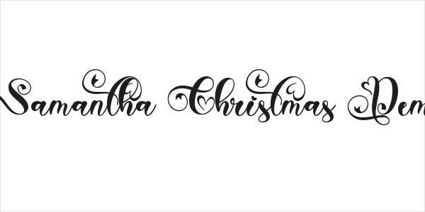Samantha Christmas Demo Logo