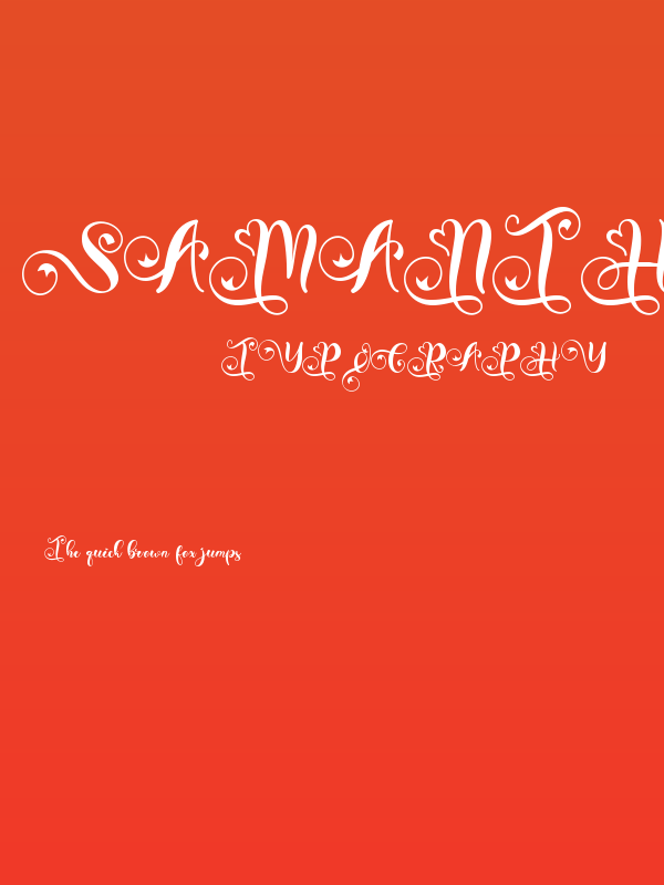 Samantha Christmas Demo Poster