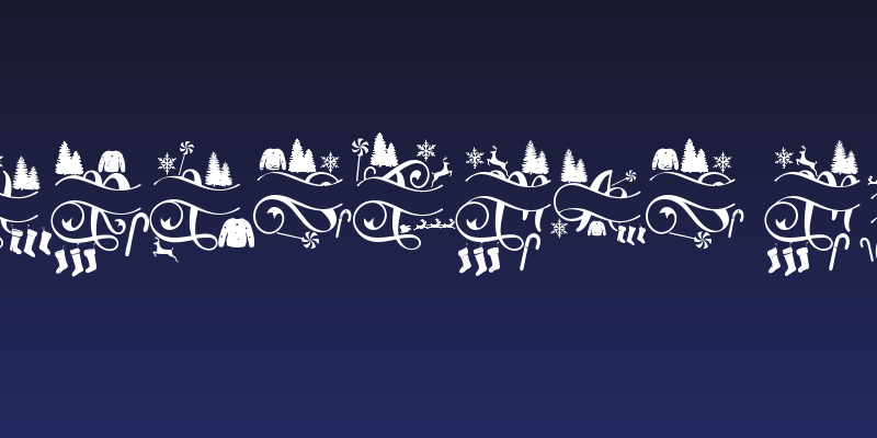 Samantha Christmas Monogram Dem Social Header