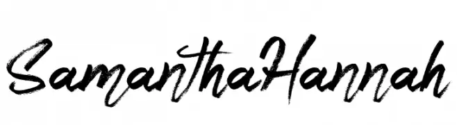 Samantha Hannah  Frei Schriftart Herunterladen