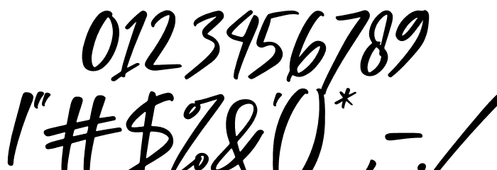 Samantha Italic Font OTHER CHARS
