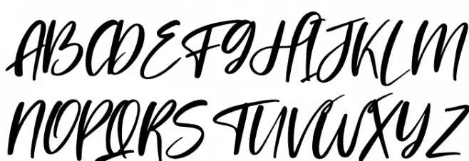 Samantha Italic Fonte MAIÚSCULAS