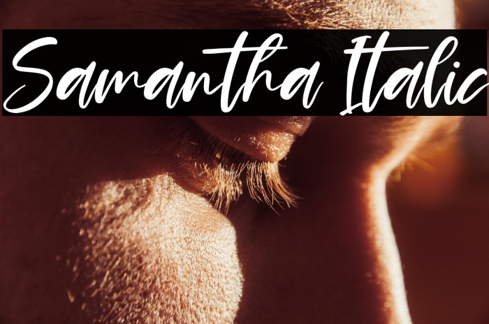 Samantha Italic Example 3