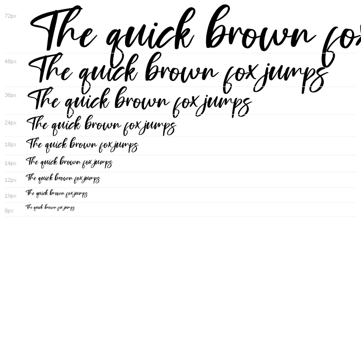 Samantha Italic Waterfall