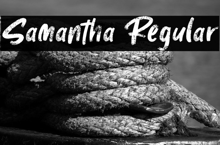 Samantha Regular Example 1