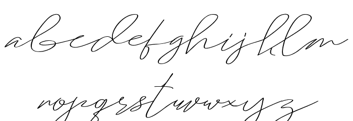 Samantha Font LOWERCASE