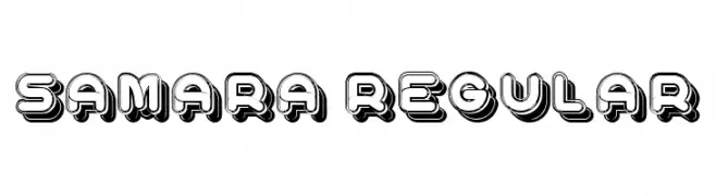 Samara Regular  Frei Schriftart Herunterladen