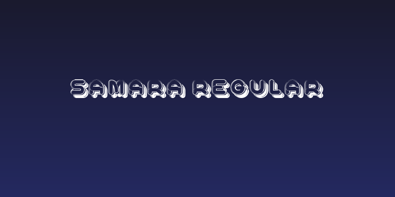 Samara Regular Social Header