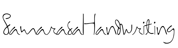 SamarasaHandwriting  フリーフォントのダウンロード