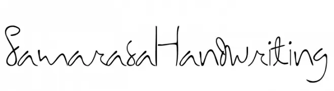 SamarasaHandwriting  フリーフォントのダウンロード