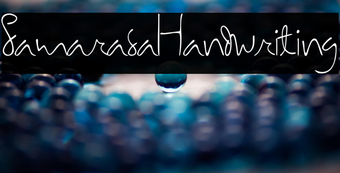 SamarasaHandwriting Example 1