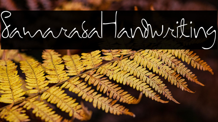 SamarasaHandwriting Example 2