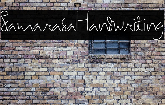 SamarasaHandwriting Example 3