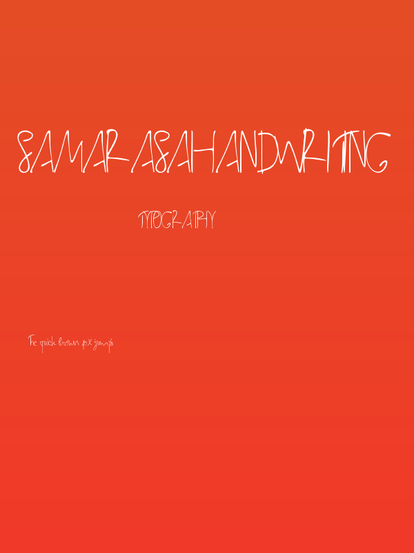 SamarasaHandwriting Poster