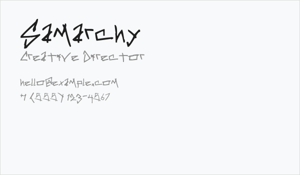 Samarchy Business Card