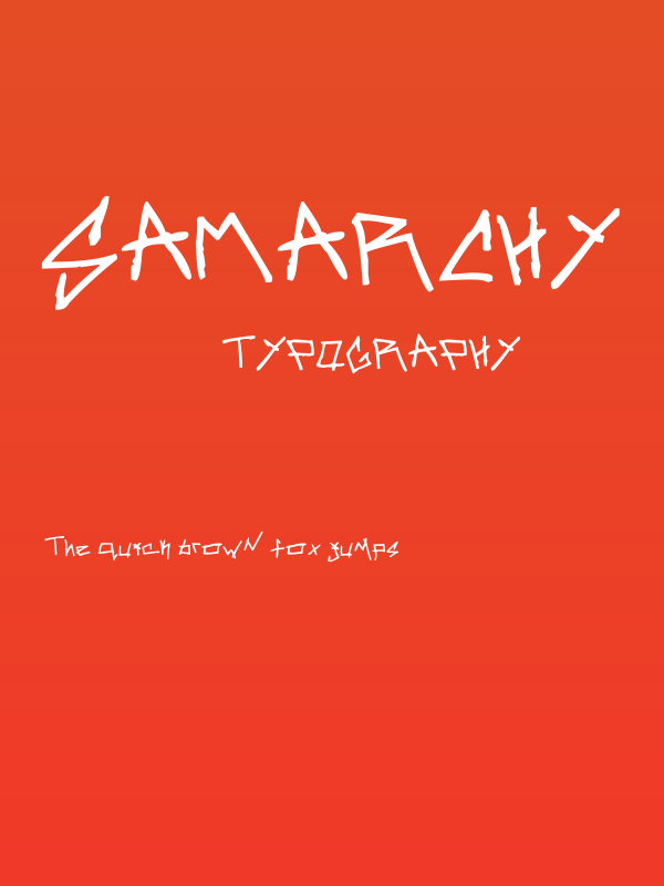 Samarchy Poster