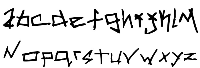 Samarchy Font LOWERCASE