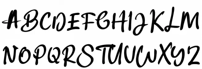 Samarinda Schriftart Groß