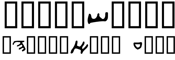 Samaritan Script 300 B.C. フォント その他の文字