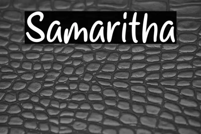 Samaritha Font examples