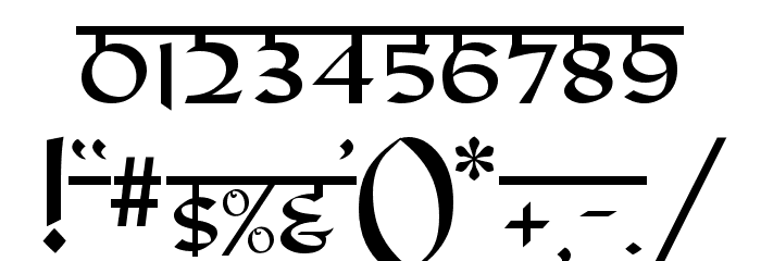 Samarkan Normal Font OTHER CHARS