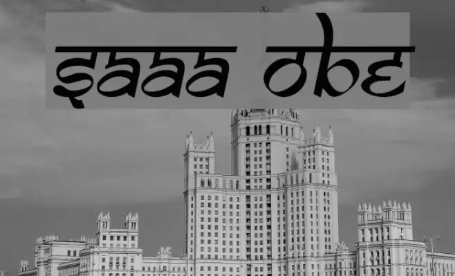 Samarkan Oblique Font examples