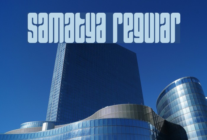 Samatya Regular Font examples
