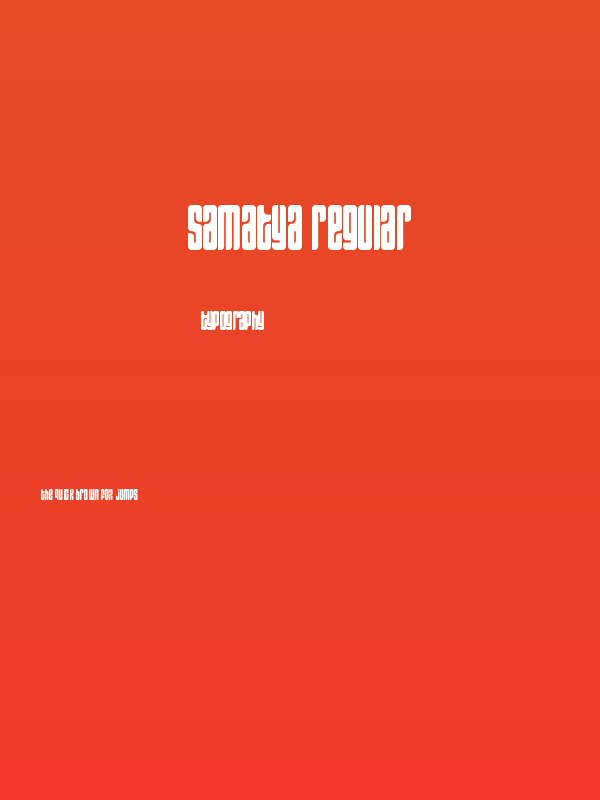 Samatya Regular Poster