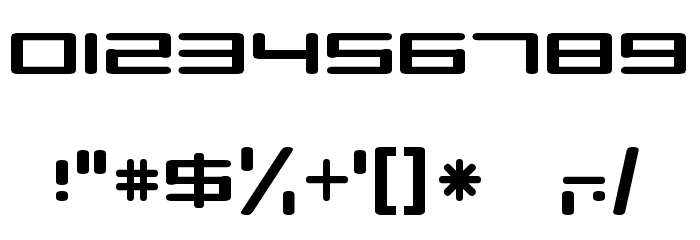Samba is Dead Font OTHER CHARS