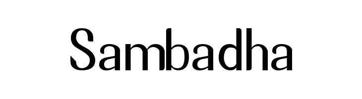 Sambadha  les polices de caractères gratuit tlcharger