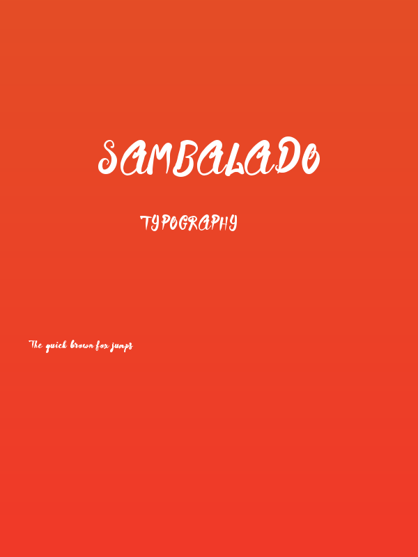 Sambalado Poster