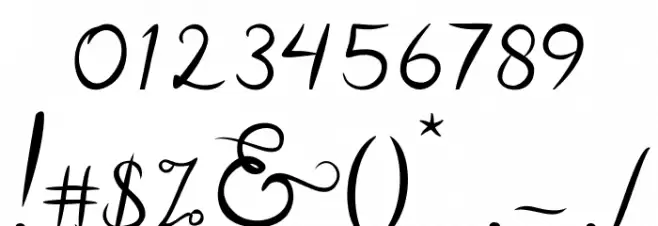 Samball Regular Font OTHER CHARS