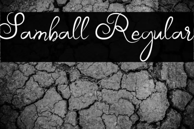 Samball Regular Font examples