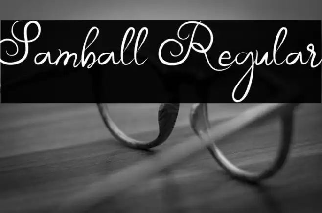 Samball Regular Font examples