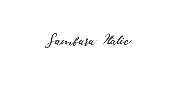 Sambara Italic Logo