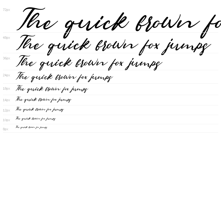 Sambara Italic Waterfall