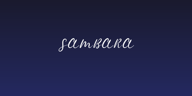 Sambara Social Header