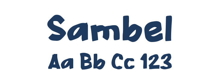 Sambel Font Preview