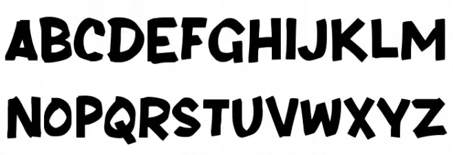 Sambel フォント 大文字